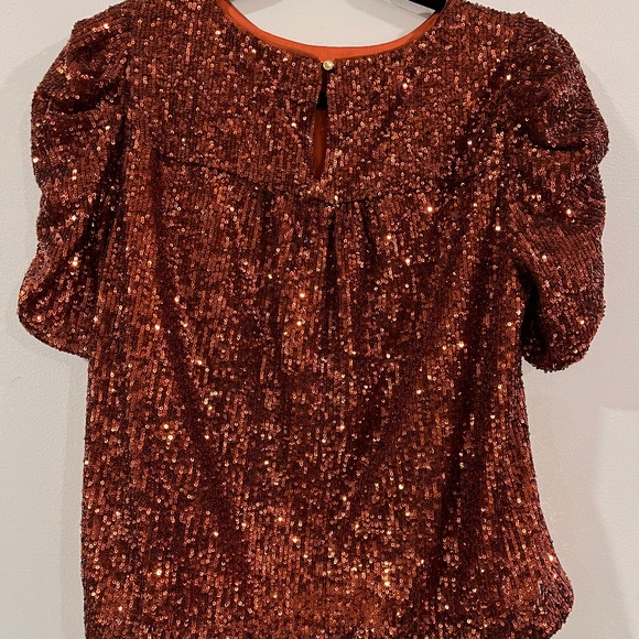 Never Worn Anthropologie Sequin Blouse - Picture 3 of 5